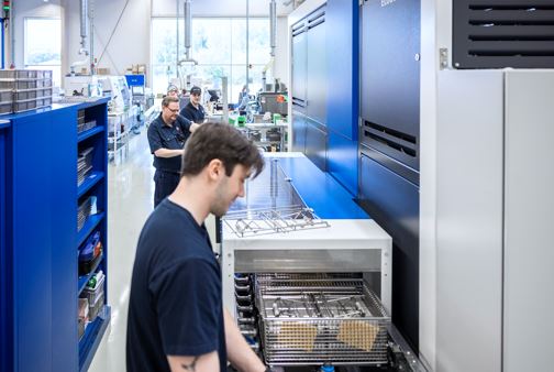 Cleaning of precision machined parts