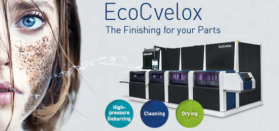 EcoCvelox – La macchina universale per la sbavatura e il lavaggio